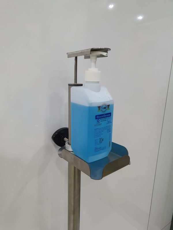 foot operated sanitizer dispenser